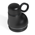 Borraccia termica in acciaio inox riciclato trasformabile in bicchiere 500ml color nero