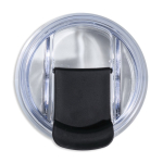 Borraccia termica in acciaio inox riciclato trasformabile in bicchiere 500ml color nero