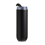 Borraccia termica in acciaio inox riciclato trasformabile in bicchiere 750ml color nero vue detaillée 2