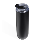 Borraccia termica in acciaio inox riciclato trasformabile in bicchiere 750ml color nero