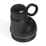 Borraccia termica in acciaio inox riciclato trasformabile in bicchiere 750ml color nero