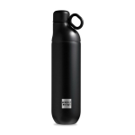Borraccia termica in acciaio inox riciclato trasformabile in bicchiere 750ml color nero