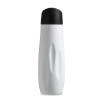 Borraccia termica in acciaio inox riciclato con supporto per cellulare 500ml color bianco