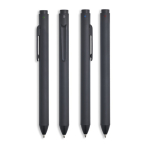 Penna ecologica in alluminio con selezione a gravità 4 colori color nero vue 11