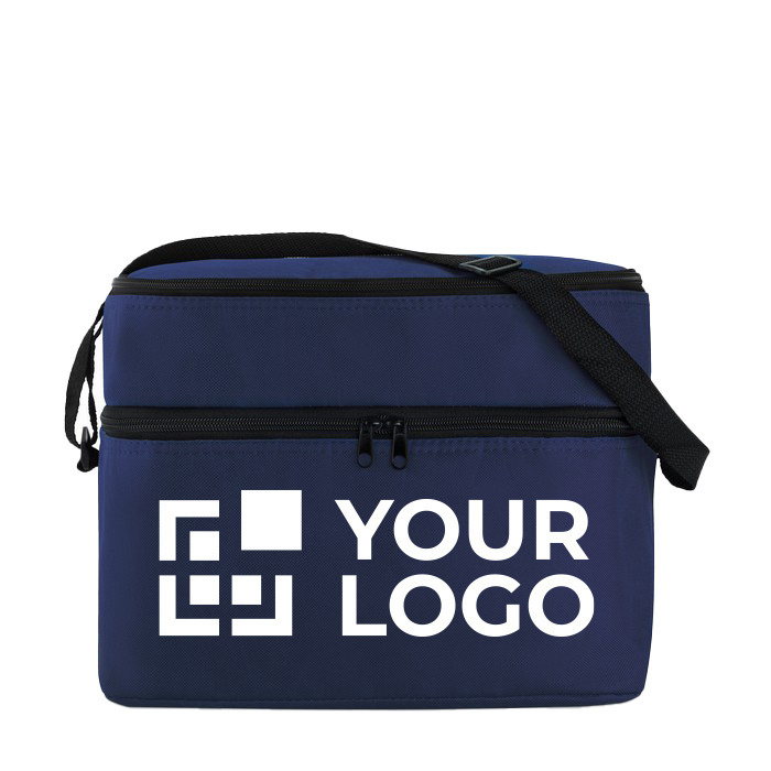 Borsa frigo personalizzata doppio scomparto zip e tracolla Freeze