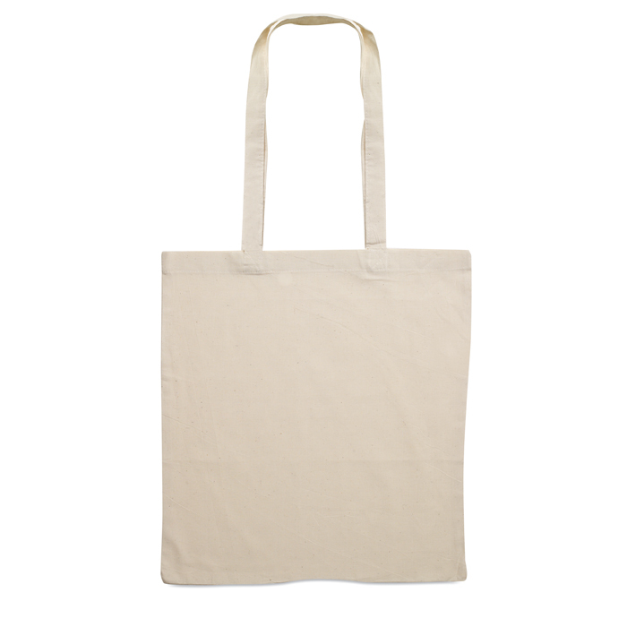 Shopper in cotone con manici lunghi 140 g/m² Eco Plus