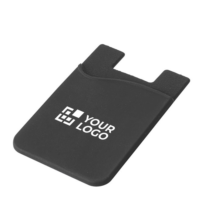 Portatessere personalizzato con adesivo retro smartphone SiliconCase