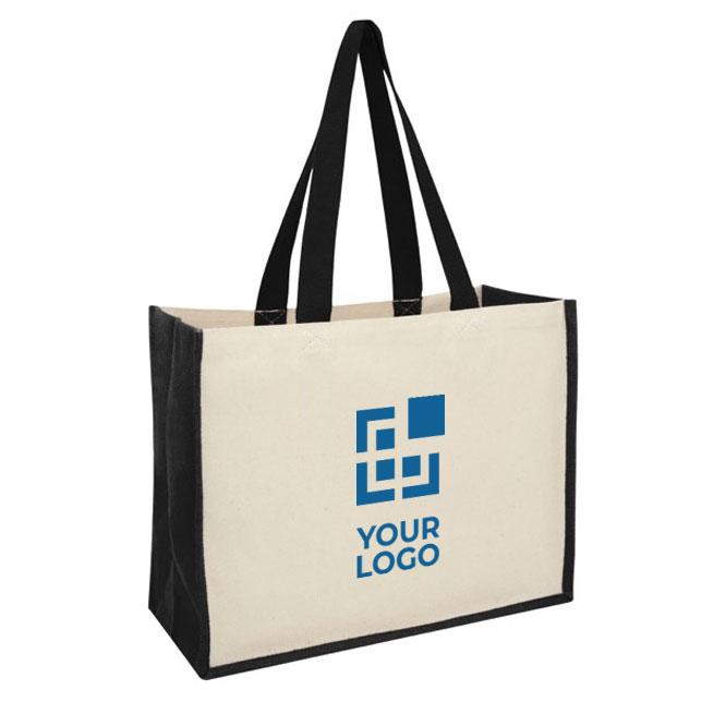 Borse pubblicitarie in juta e canapa interni laminati Jute Beach