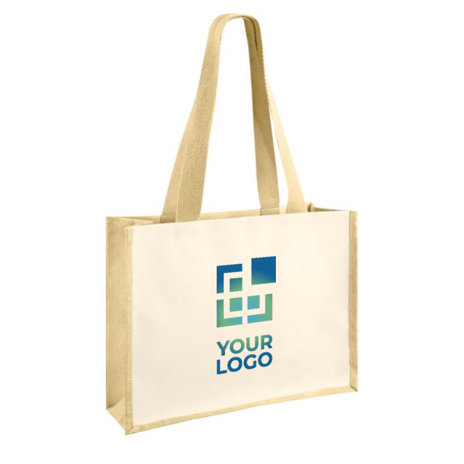 Shopper di juta resistente da 250 g/m² resistente 12 kg Beach Budget