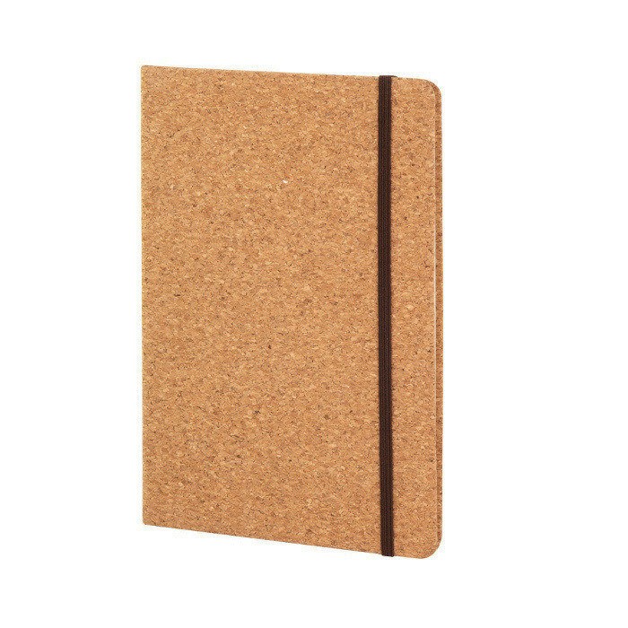 Taccuini con elastico A5 pagine a righe copertina sughero Basic Cork