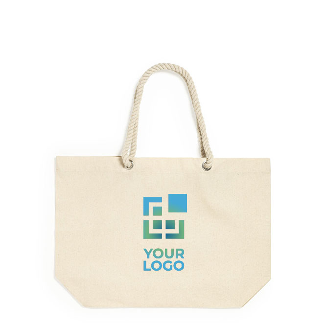 Shopper personalizzata con manici di corda 220 g/m2