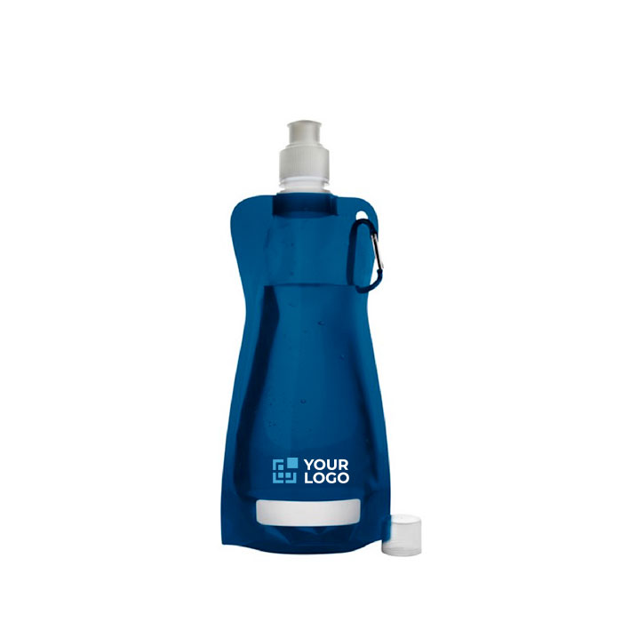 Economica bottiglia d'acqua pubblicitaria pieghevole 420ml Rebel