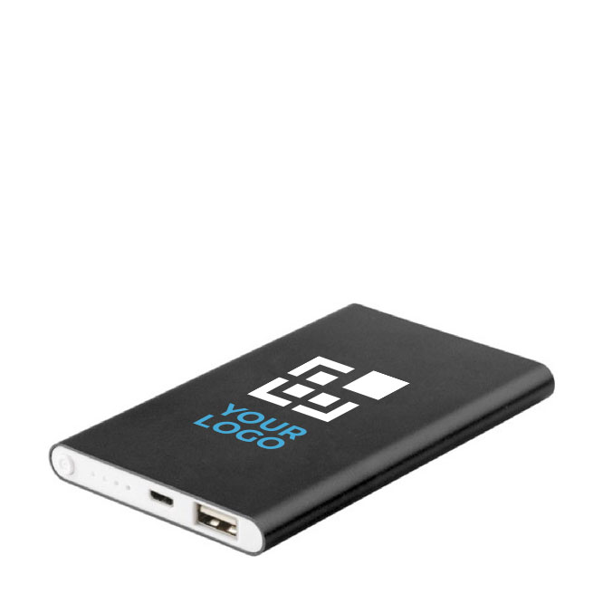 Batteria esterna in alluminio da 4.000mAh personalizzata