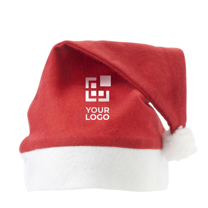 Cappello di Babbo Natale in feltro per feste aziendali Santa