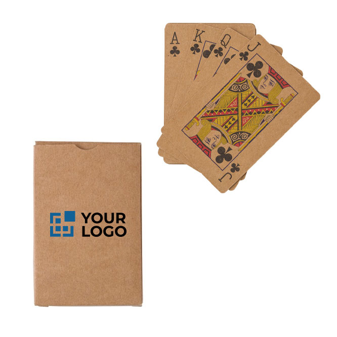 Carte da gioco pubblicitarie con carta riciclata Recycled