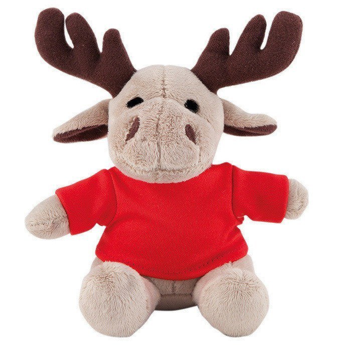 Renna di peluche con felpa con cappuccio personalizzabile Rudolph
