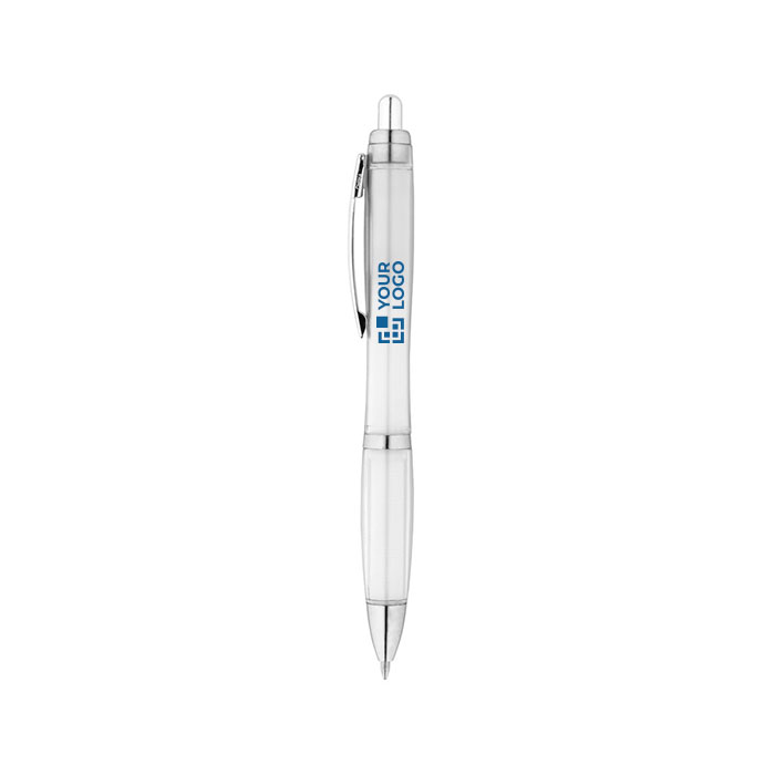 Colorate penne in plastica personalizzate inchiostro blu Color RPET