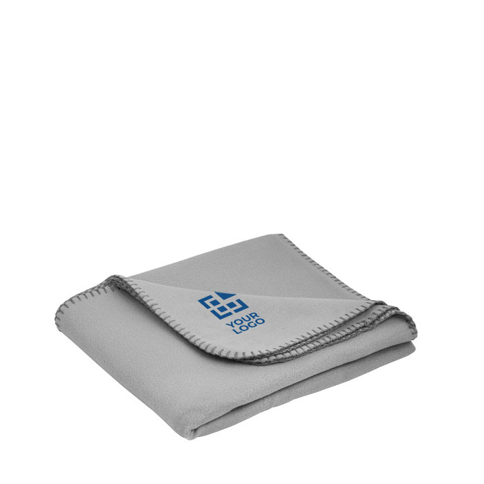 Coperta promozionale in RPET con fodera a coulisse 180 g/m²