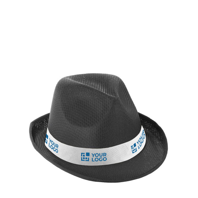 Cappello paglia più colori con nastro bianco personalizzabile Colors