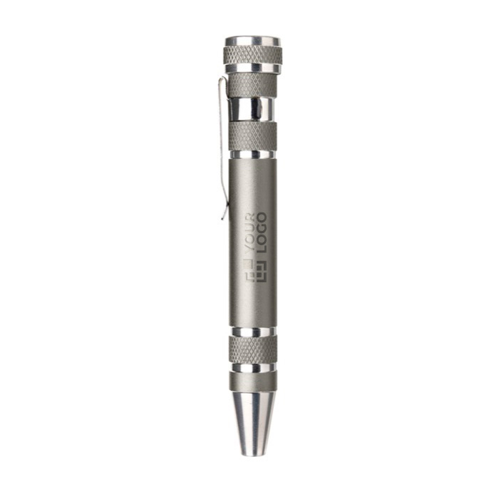 Ciacciavite promozionale a penna 8 punte colori vivaci Metalpen