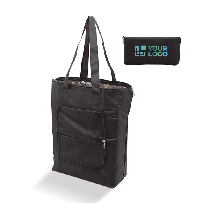 Borsa termica logo ripiegabile alluminio interno manici lunghi Fresh
