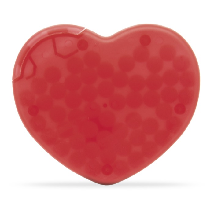 Mentine senza zucchero scatolina a forma di cuore con logo Valentine