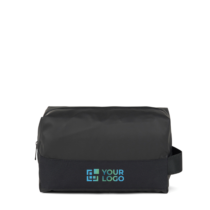 Beauty case in poliestere riciclato dal design elegante e minimalista