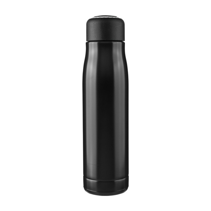 Borraccia a doppia parete isolata in acciaio inox con cordino 500 ml