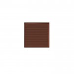 Cioccolatini piatti quadrati da 5g color cioccolato fondente