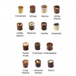 Assortimento di 16 cioccolatini belga della Noble in scatola color nero quinta vista