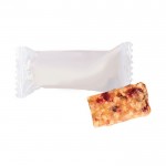 Mini barretta di cereali muesli con mirtilli rossi da 17g color bianco