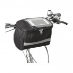Borsa termica per bicicletta o moto in poliestere 600D color nero quinta vista