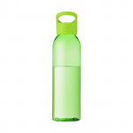 Bottiglie bpa free personalizzabili color verde vista davanti