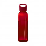 Bottiglie bpa free personalizzabili color rosso vista posteriore
