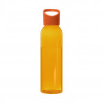 Bottiglie bpa free personalizzabili color arancione vista posteriore