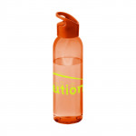 Bottiglie bpa free personalizzabili color arancione con stampa personalizzata