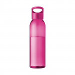 Bottiglie bpa free personalizzabili color rosa vista davanti