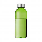 Bottigliette di plastica personalizzate  color verde vista davanti