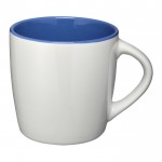 Mug promozionale con interno colorato colore blu
