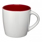 Mug promozionale con interno colorato colore rosso scuro