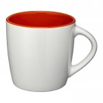 Mug promozionale con interno colorato colore arancione scuro