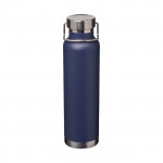 Bottiglia termica personalizzabile con logo color blu