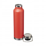 Bottiglia termica personalizzabile con logo color rosso seconda vista