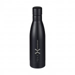 Bottiglia termica personalizzabile con logo color nero terza vista