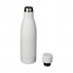 Bottiglia termica personalizzabile con logo color bianco seconda vista