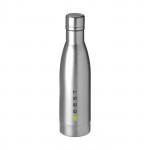 Bottiglia termica personalizzabile con logo color argento con stampa personalizzata