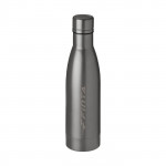 Bottiglia termica personalizzabile con logo color titanio con logo