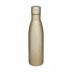 Bottiglia termica personalizzabile con logo color dorato