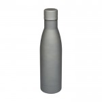 Bottiglia termica personalizzabile con logo color grigio