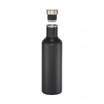 Bottiglia termica personalizzata color nero seconda vista
